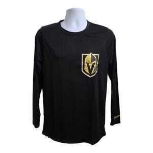 NHL Golden Knights Long Sleeve Dri-Fit Style Shirt Station Casinos Small